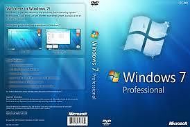 Originele Windows 7 Professional licentie  Installatie DVD