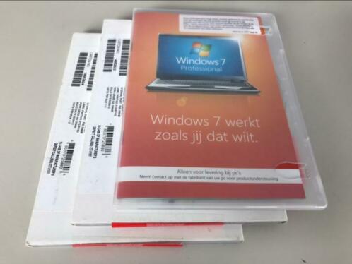 Originele Windows 7 Professional nieuw in verpakking