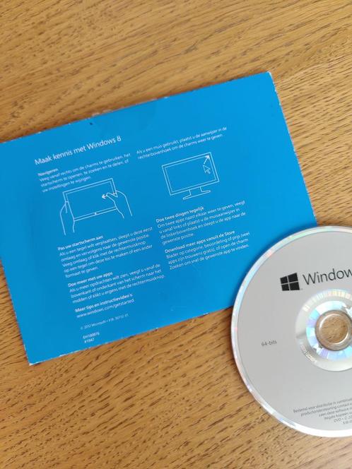 Originele Windows 8 OEM DVD 64-bits
