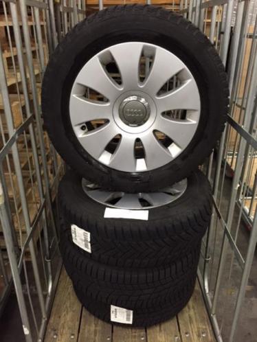 Originele winterbanden (Dunlop) Audi A6 16 inch alu velgen