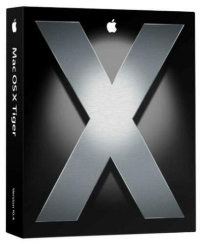 OS X 10.4 Tiger CD (POWER PC) Installatie CD039s (4 cd039s)