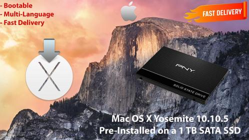 OS X Yosemite 10.10.5 VoorGenstalleerd op PNY SSD van 1 TB