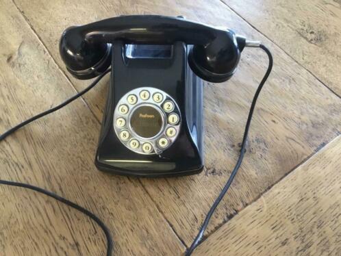 Oud model zwarte telefoon