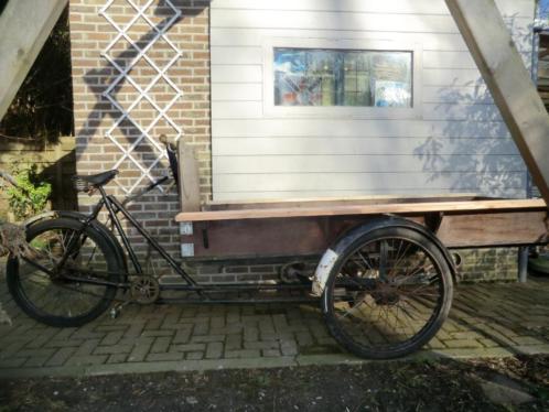 oude antieke bakfiets