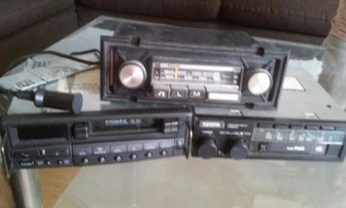 Oude auto radio039s 