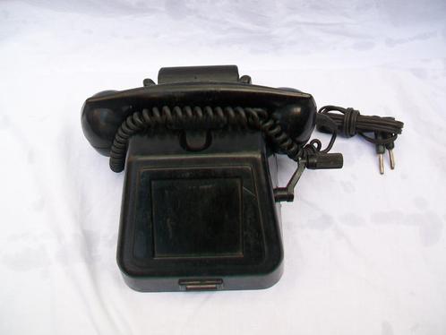 Oude bakelieten testtelefoon Krone