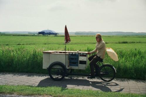 Oude bakfiets, met unieke opbouw keuken. Foodtruck potentie