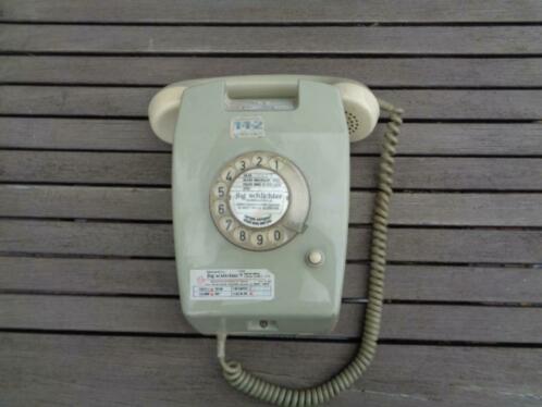 Oude hang, draaischuif telefoon.