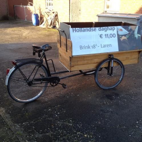 Ouderwetse bakfiets