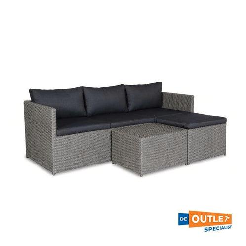 Outlet Cozy Garden Cartagena 3-persoons loungeset wicker g