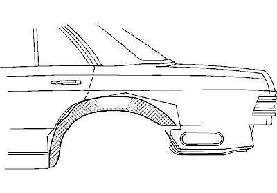 OVERSIZEDEEL Binnenwielrand L 4 D OPEL OMEGA A, OMEGA A Esta