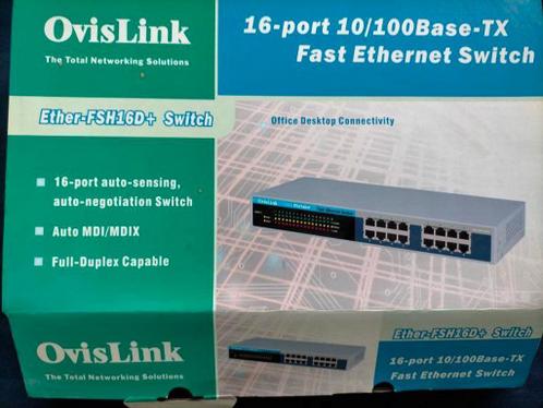 Ovislink 16 poorts Netwerk switch (10100)