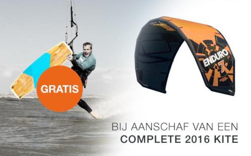 Paas Acties o.a. gratis board bij complete kite