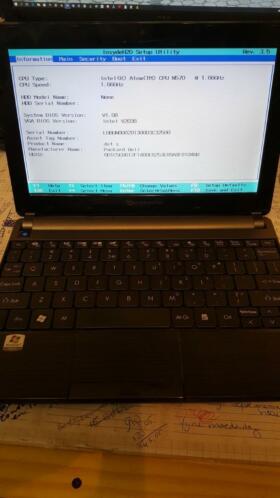Packard Bell mini laptop 