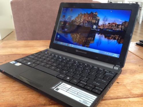 Packard Bell mini laptop, krasvrij met windows 7