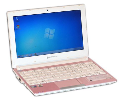 PackardBell DotS Mini Laptop DualCore 250GB 2GB Roze garanti