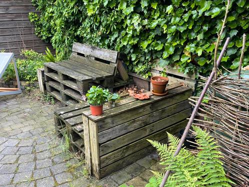 Pallet bank  hout