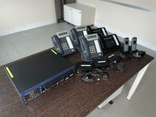 Panasonic IP PBX telefooncentrale met 7 toestellen