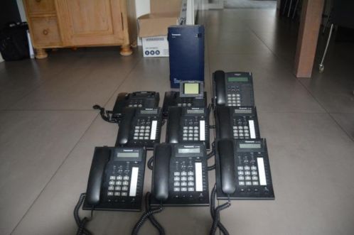 Panasonic KX-TDA 15 met 9 telefoons te koop