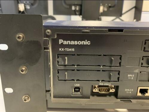 Panasonic KX-TDA15 telefooncentrale met diverse toestellen