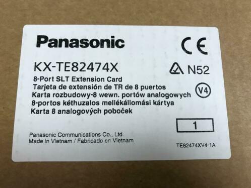 Panasonic KX-TE82474 KXTE82474 TE82474 8 port SLT NIEUW