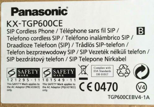 Panasonic KX-TGP600CE TPA60CE