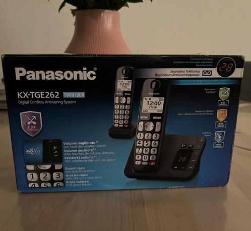 Panasonic tel amp answering machine KX-TGE262GN
