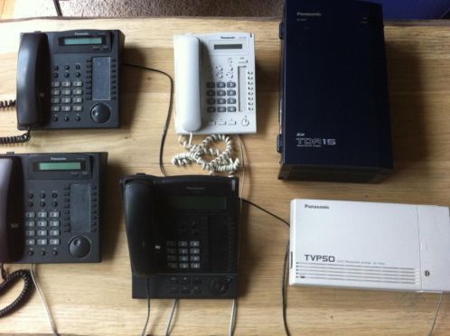 Panasonic telefooncentrale incl. toestellen