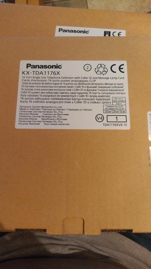 Panasonic uitbreidings print  MCSLC16