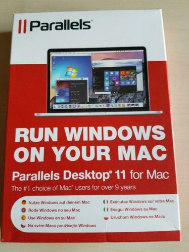 Parallels 11. Software windows op mac. Nieuw