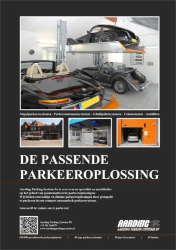 Parkeersysteem Parkeerlift Autolift Parkeeroplossing Lift