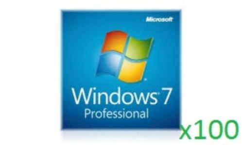 Partij 100x Windows 7 Professional Volume Licentie