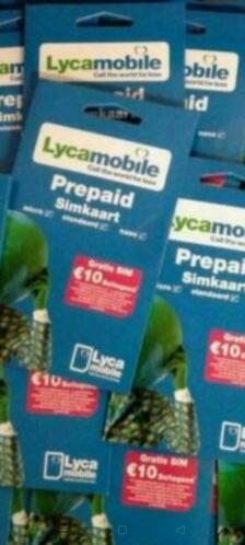 Partij 200 stuks Lyca Mobile