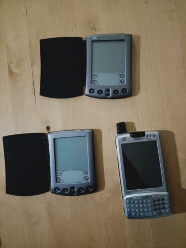 Partij 3 vintage PDA. Palm en HP. Retro