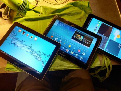 partij 3x Galaxy tablets