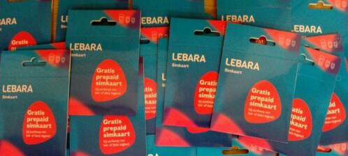 Partij 400 Stuks Lebara Prepaid Simkaart