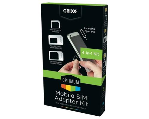 Partij 540x Sim Adapter Kit 4 in 1 met Eject Pin Micro Nano