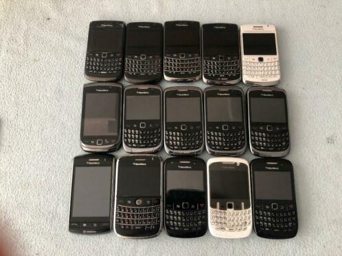 partij blackberry telefoons (15 stuks)