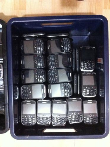 Partij BlackBerrys diverse Modellen (243 stuk)