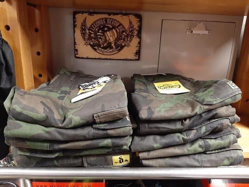 Partij kevlar spijkerbroeken 10 x draggin jeans camouflage