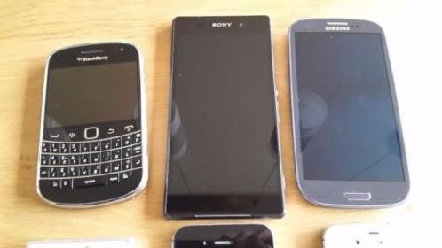 Partij Mobiele telefoon Samsung Apple LG Blackberry Sony 