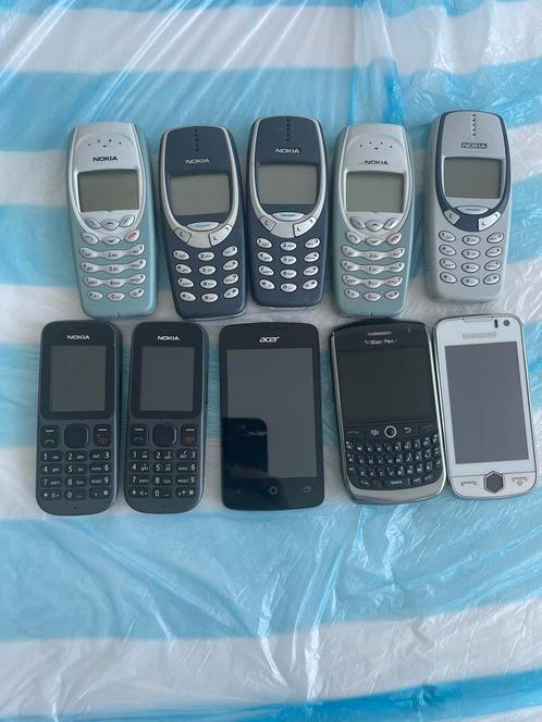 Partij telefoons Nokia Blackberry
