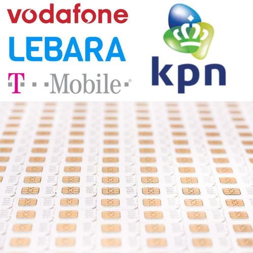 Partijen simkaarten Odido  Vodafone  KPN  Lebara