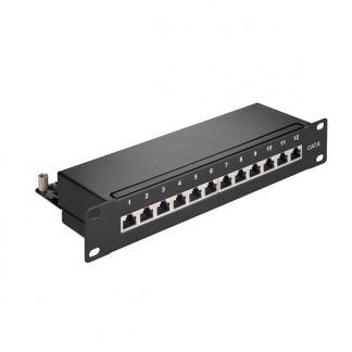Patchpaneel  Cat6 SFTP  10 inch