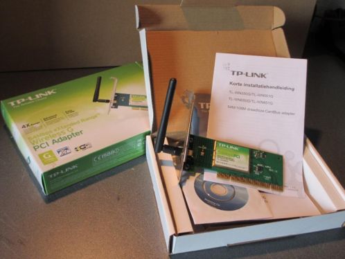 PC-kaart TP-Link WN551G 54MBPS Wirel. PCI Adapt.