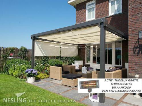 Pergola Wall 2 Harmonicadoek Snelle levering 3 werkdagen