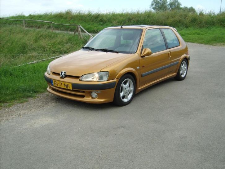 Peugeot 106 1.6 16V GTi Sport 1997 Goud Nieuwe APK, WEGWEG