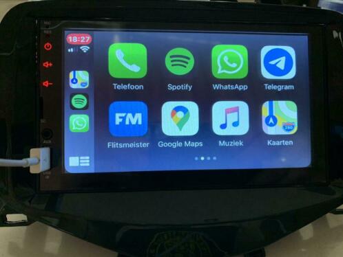 Peugeot 108 Toyota Aygo Citroen C1  CarPlay Apple Navigatie