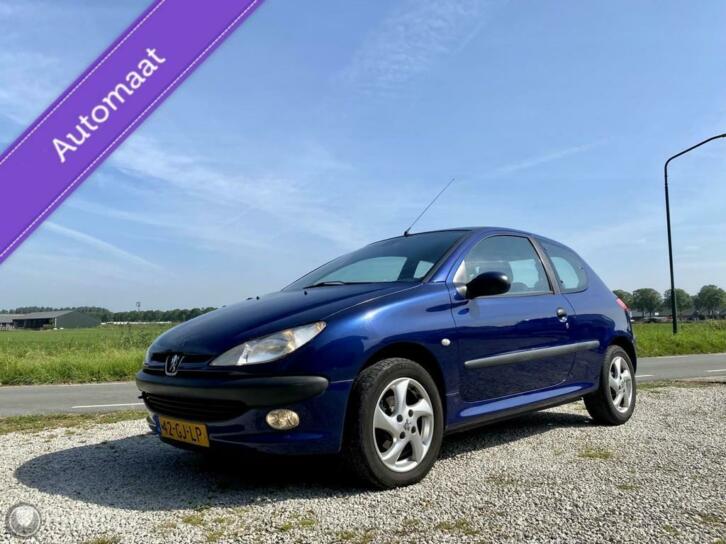 Peugeot 206 1.4 Gentry, BJ 2001 Automaat, Weinig km, Airco