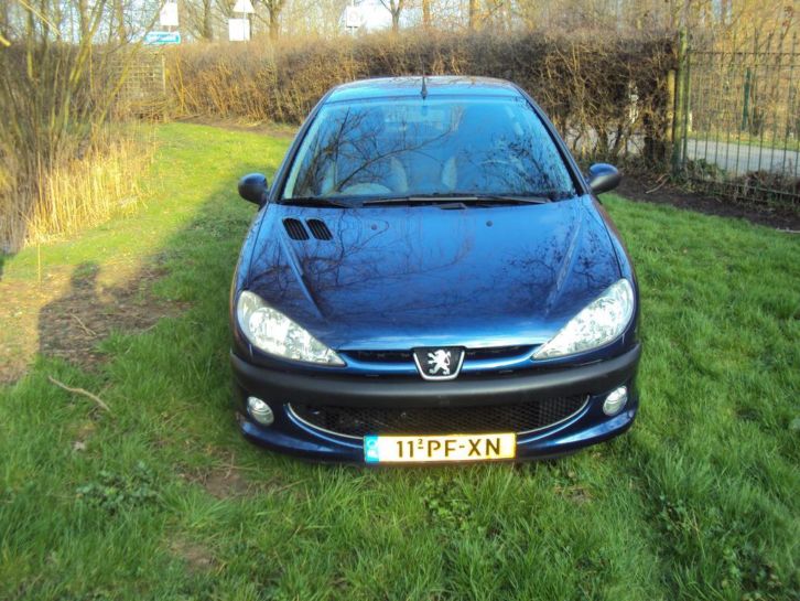 Peugeot 206 1.4 X-Line 3D 2004 Blauw